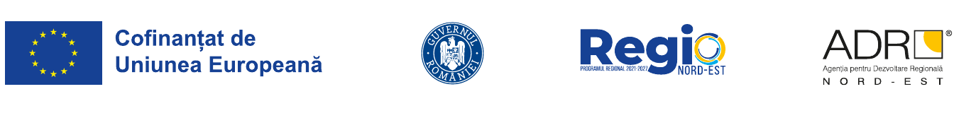 Cofinantat de Uniunea Europeana, Guvernul Romaniei, Programul Regional Nord-Est si ADR Nord-Est